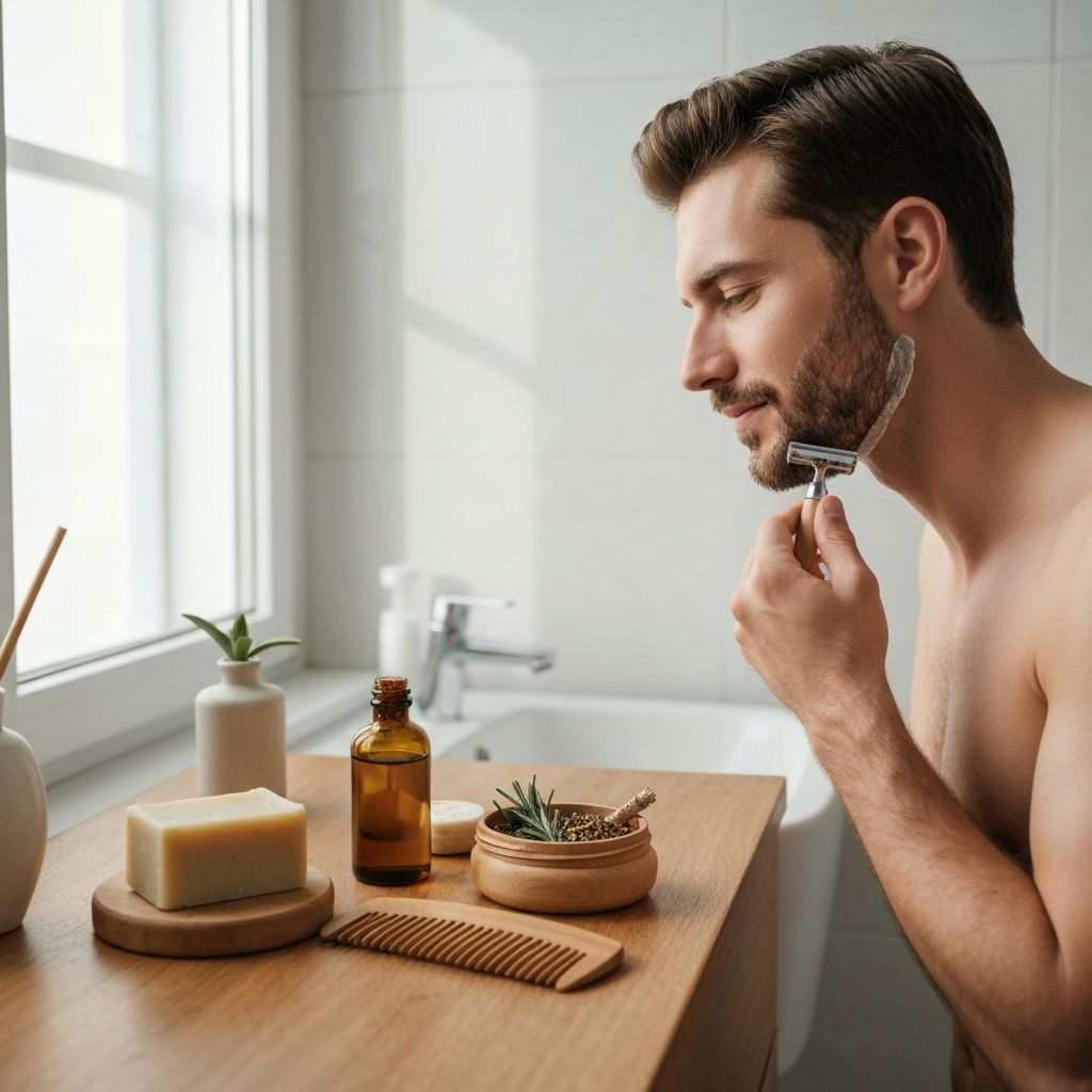 Produk perawatan diri alami untuk pria